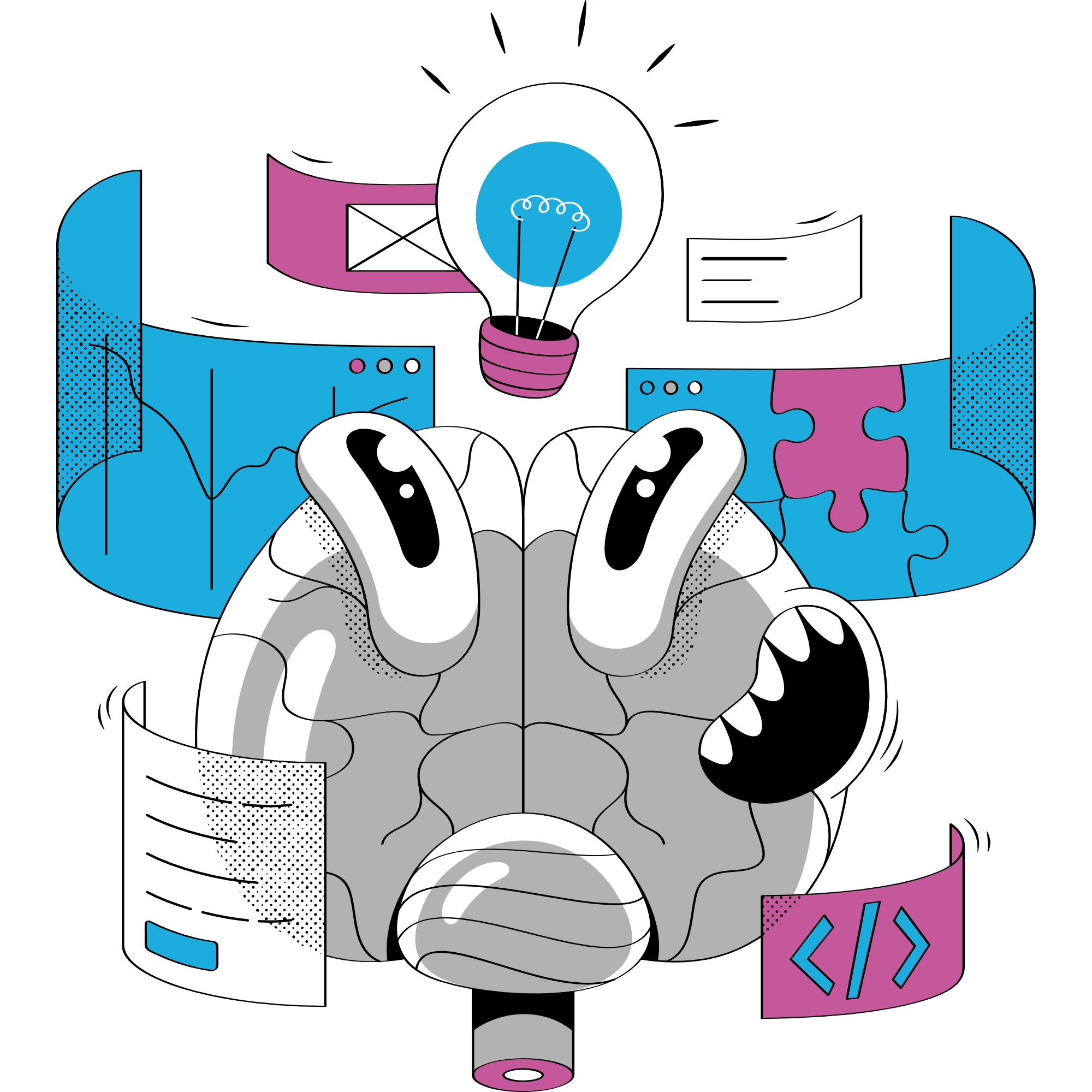 Looney brain thinking strategically